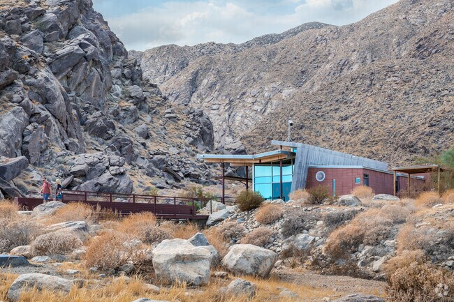 Explore the trails of Tahquitz Canyon near Tahquitz River Estates.