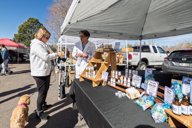Specially made lotions are sold at the Colorado Farm and Art Market in Cimarron Hills.
