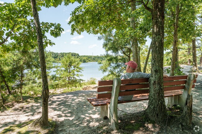 Residents of Egg Harbor Township enjoy peaceful mornings at the Nature Reserve.