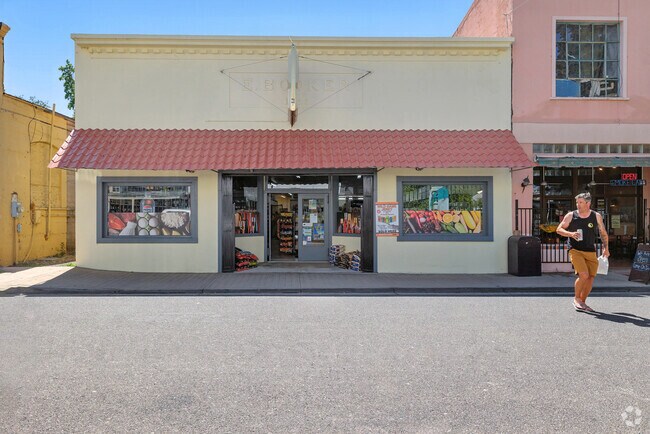 Locals shop at Devine Market for there grocery items in Jamestown, Ca.