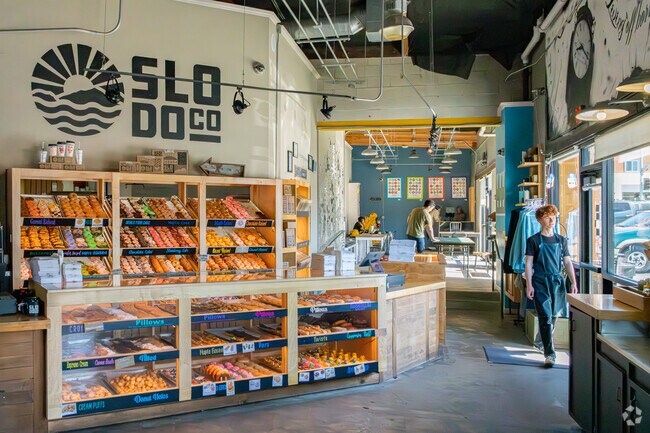 Cal Poly students enjoy their get-togethers with friends at SloDoCo Donuts.