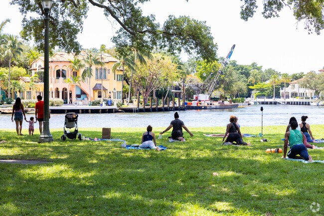 Idea destination for yoga classes on the weekend at Colee Hammock Park.