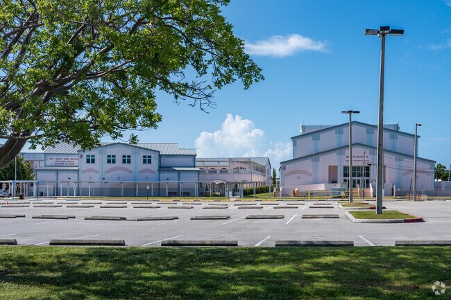 Key West High School is the largest school complex on the island.