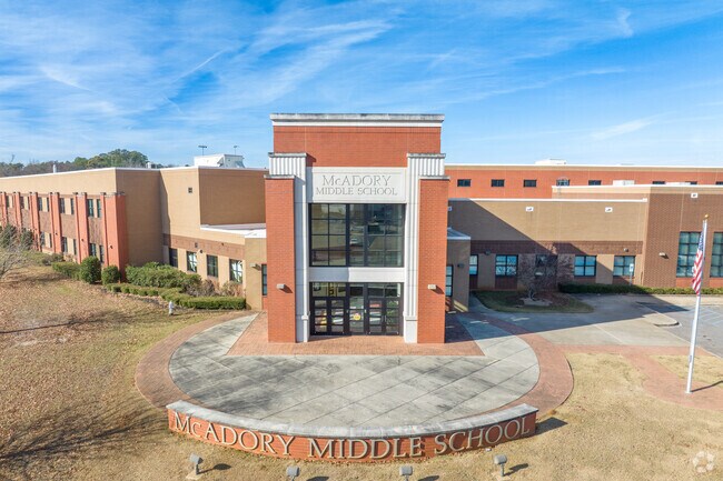 Macadory Middle School strives for great academics near McCalla.