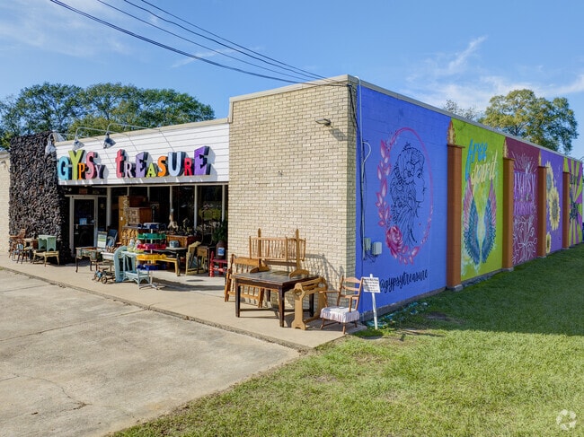 West Columbia's small shops line charming Main Street, offering unique finds.