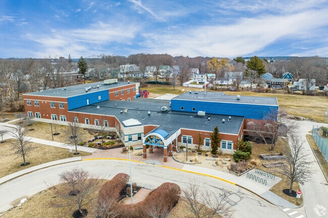 Aerial view of the Dora L. Small Elementary School.