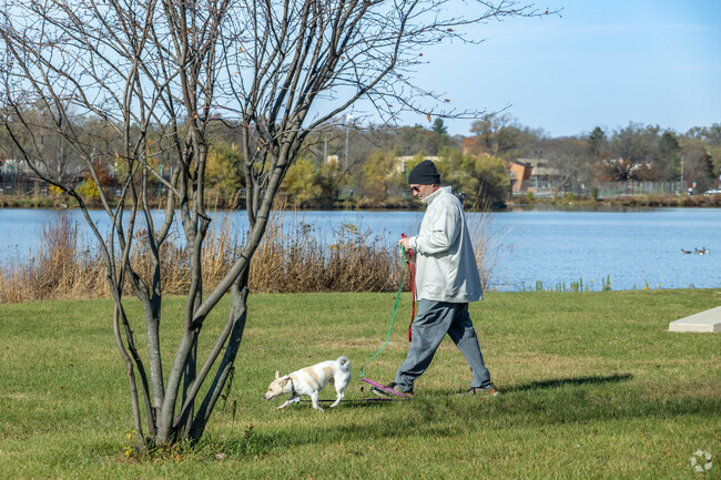 Riverside Park is a great place to let the dogs run near the water in Downtown Beloit.