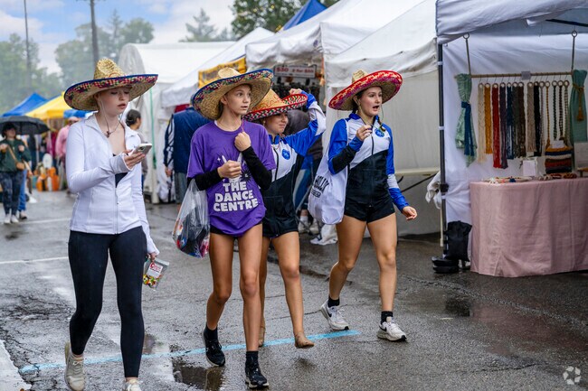 Locals come and stroll the streets downtown at the annual Pumpkinfest.
