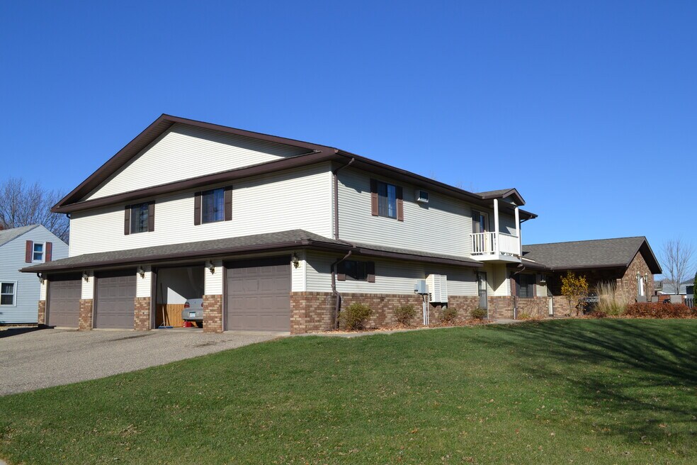 Exterior of the 4 unit building