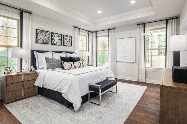 Maple Highlands boasts the largest main-level living floorplans in the region, with owner's suites spacious enough to accommodate a king-sized bed, two walk-in closets, and spa bath.