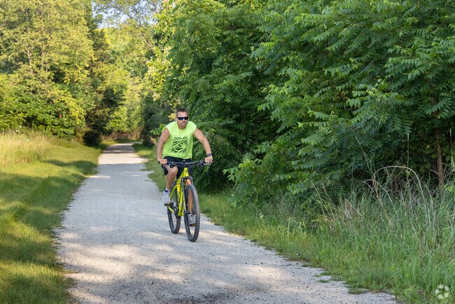 Seven Waters Trail offers fresh air and greenery for walkers and cyclists.