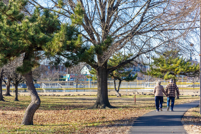 Enjoy a stroll with loved ones in Johnson Park.