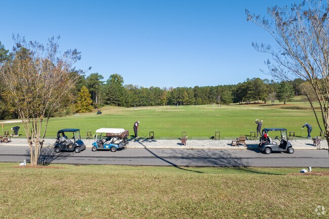 Planterra Club in Peachtree City is a scenic, private 18-hole golf course with a driving range.