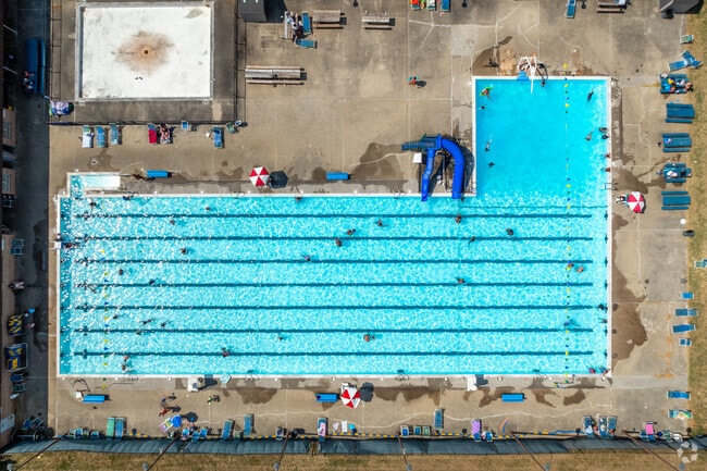 The Fallon Park pool is a popular place to cool off on a hot day.