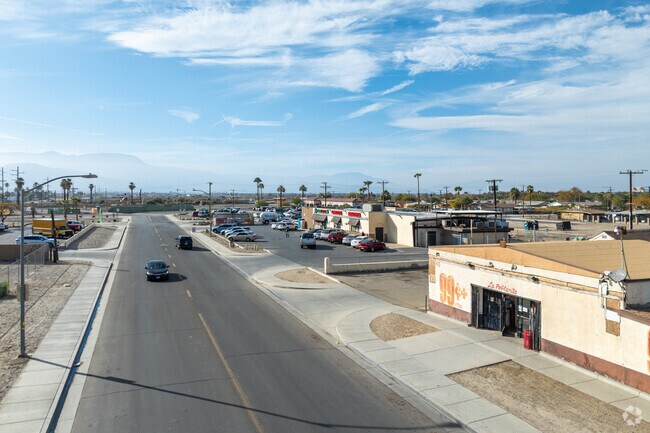 Efforts are underway to improve Mecca’s 2nd Street by bringing big-box stores to the area.