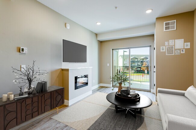 Two bedroom staged