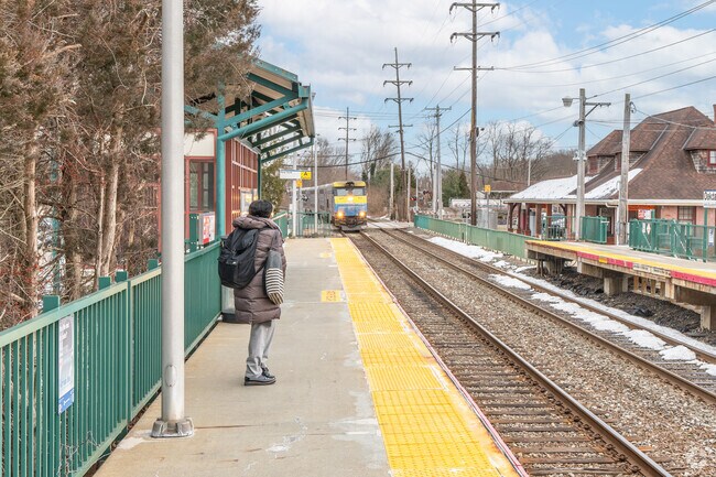 Take a ride on the Long Island Rail Road at Oakdale Station.