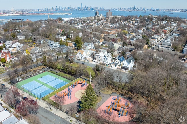 Skyline Playground and New Brighton sit near the waterfront.