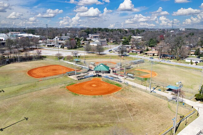 The John D. Milner Complex in East Washington features soccer fields and baseball diamonds.