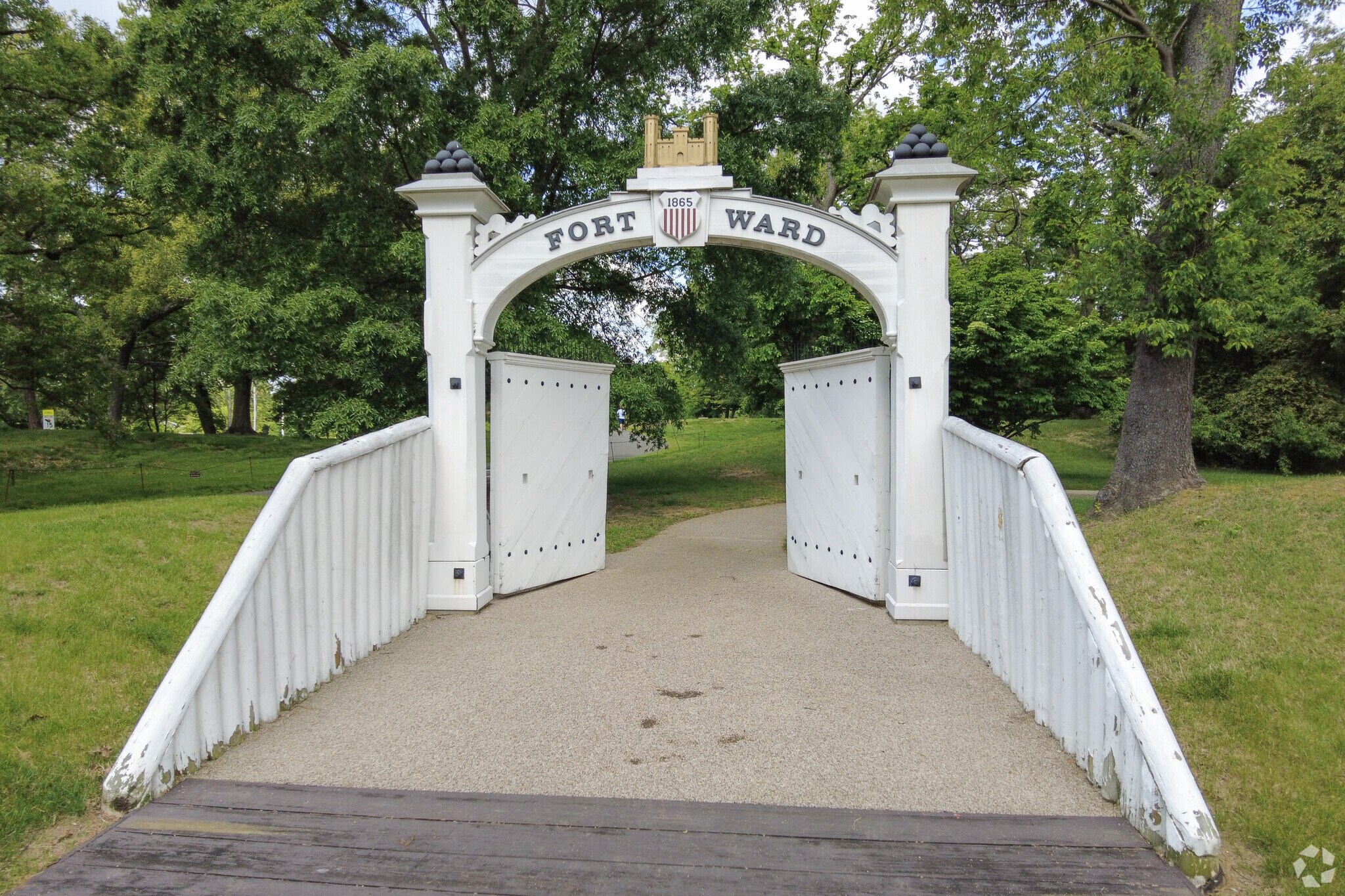 Fort Ward in Seminary Hill is a preserved Civil War fort and a 45-acre green space.