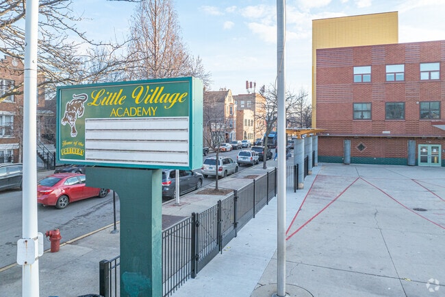 Little Village Elementary School creates an inspiring atmosphere for learning.