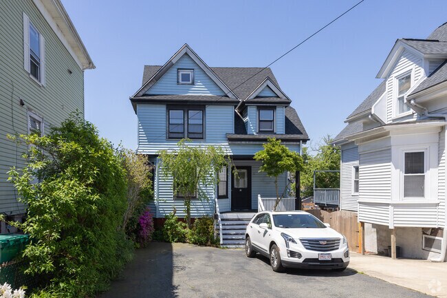 Colorful homes sit back on spacious lots within Downtown Lynn.