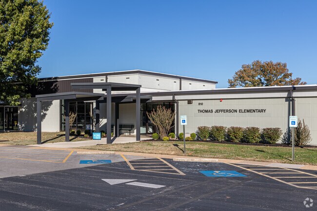 Thomas Jefferson Elementary School has 410 students in kindergarten through fourth grades.