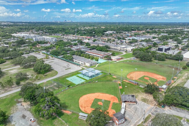 Temple Terrace Elementary School students have access to nearby recreational fields.