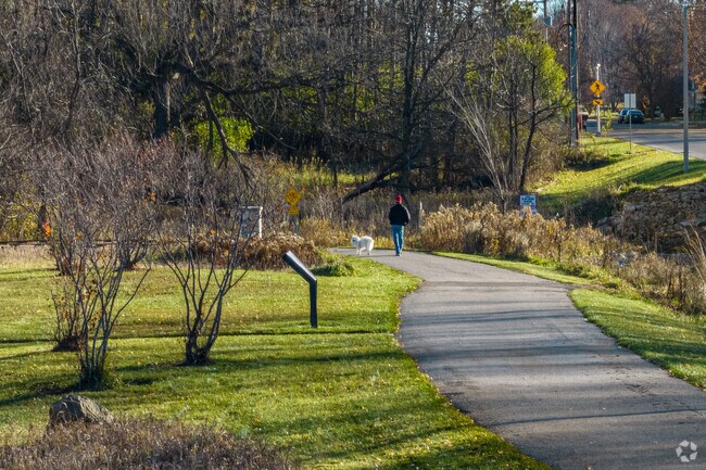 Residents of DeForest are often found out walking their pets and enjoying nature.
