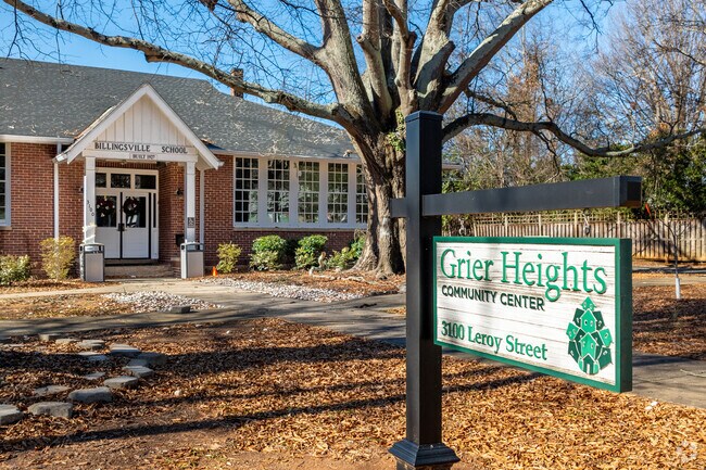 Younger residents can spend time at the Grier Heights Community Center.