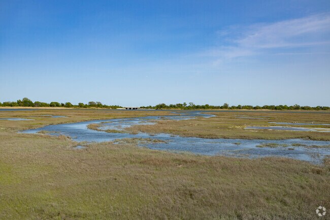 The southern most part of Cow Meadow Park in Freeport is all marsh land.