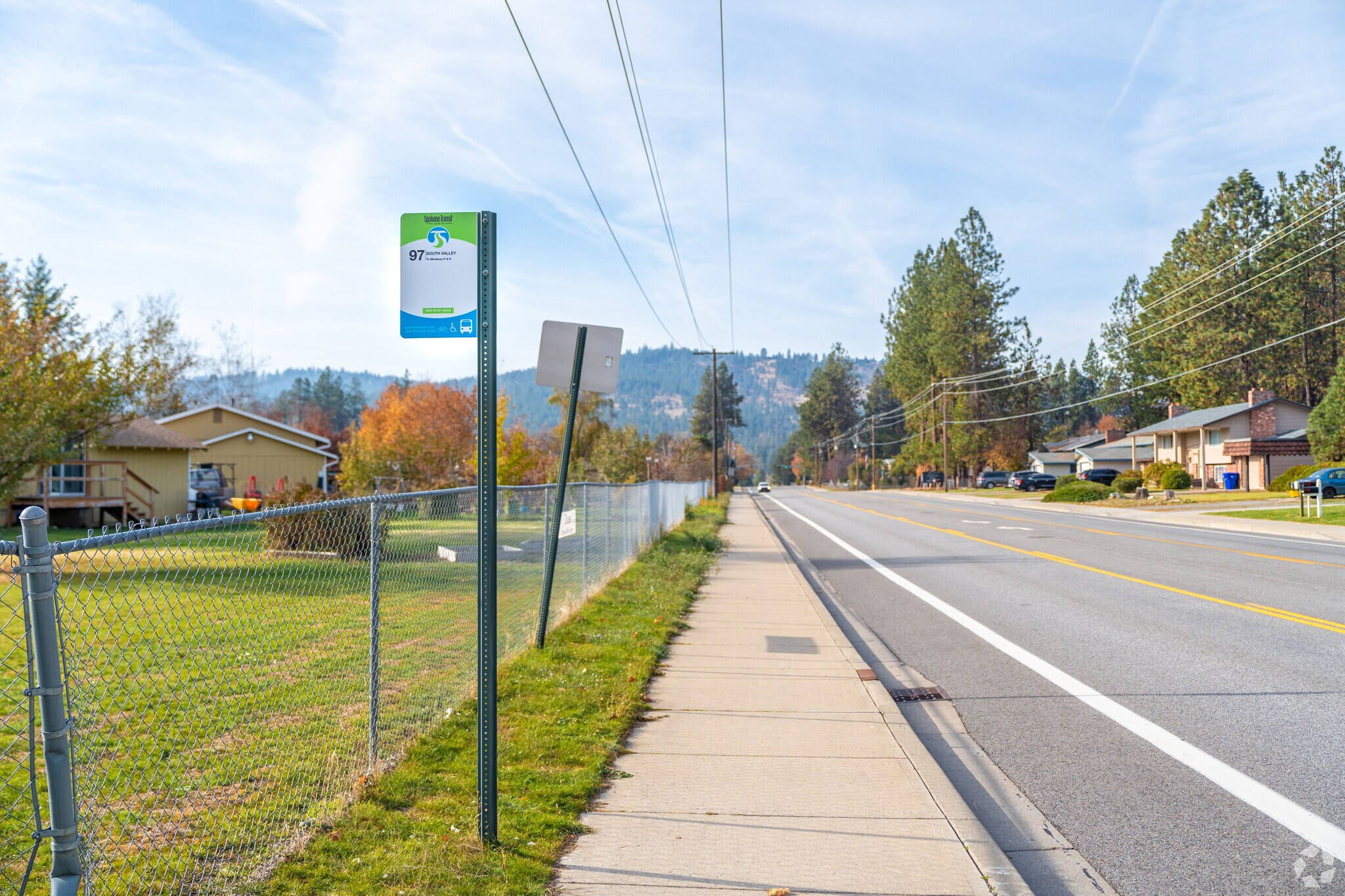 There are many public bus stops in the Chester neighborhood.
