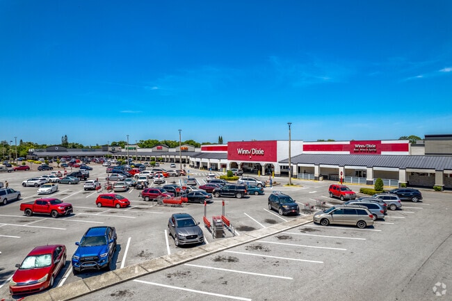 There are many shopping strips near Euclid Heights filled with big name branch stores.