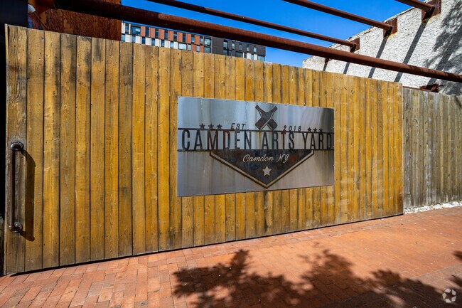 Experience the beer garden at Camden Arts Yard.