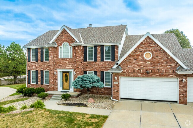 Two-story brick homes are a popular style on the streets of Bryn Mawr.