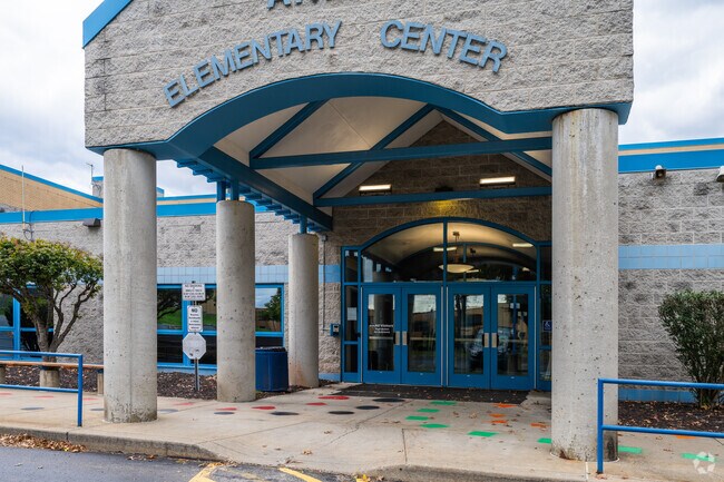 Carmichaels Area Elementary Center students enter these doors to start their journey everyday towards learning and fun.