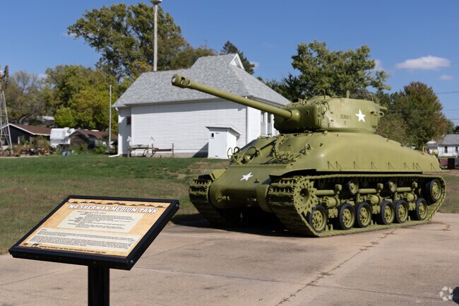 There are several parks in Fairbury with historic landmarks.