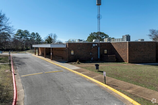 Entrance to Chaffee Elementary School in Huntsville Alabama.