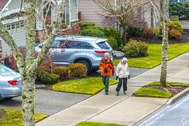 Meridian Campus is a beautiful neighborhood to walk around in.