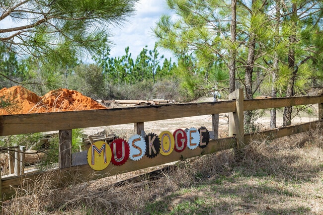 Muscogee Mountain Bike Trail in Cantonment offers miles of forested paths for adventure.