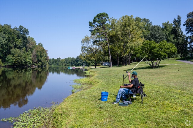 You can enjoy an afternoon of fishing at Tanglewood Park just minutes from Clemmons North.