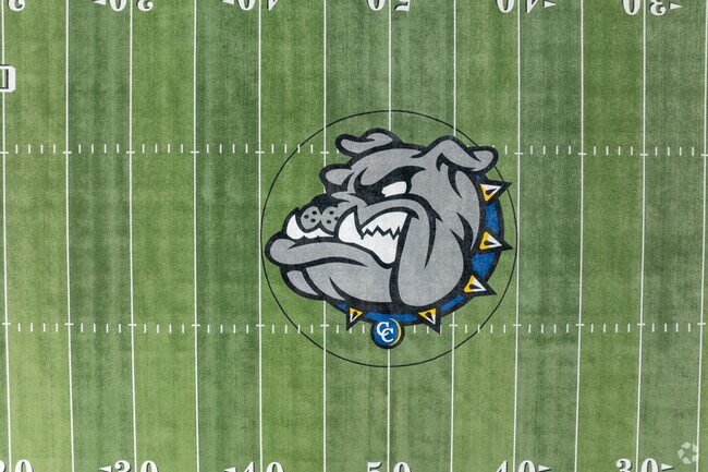 The Cove Dawgs play out of the stadium at the Copperas Cove Jr. High School.