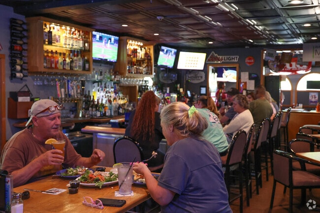Webster friends meet up for a good meal at nearby Alan's restaurant.