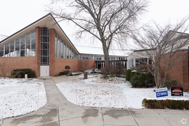 When you first pull up to Bet Shraga Hebrew Academy.