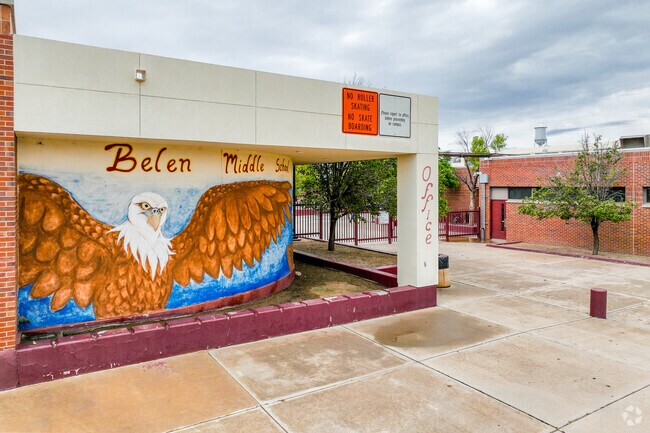 Belen Middle School provides students a secure environment to learn.