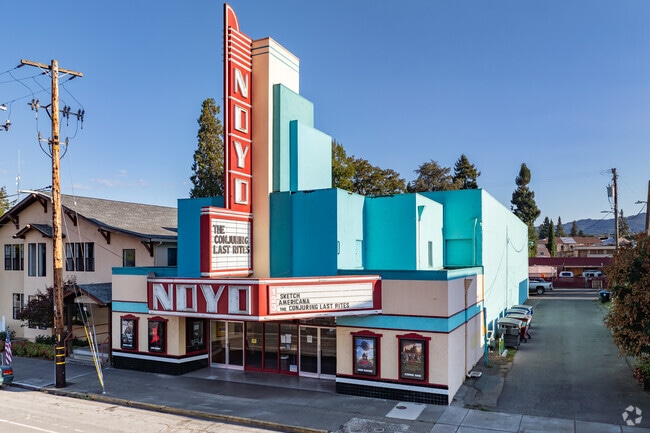Movie lovers head to the historic Noyo Theater for modern movies in downtown Willits.