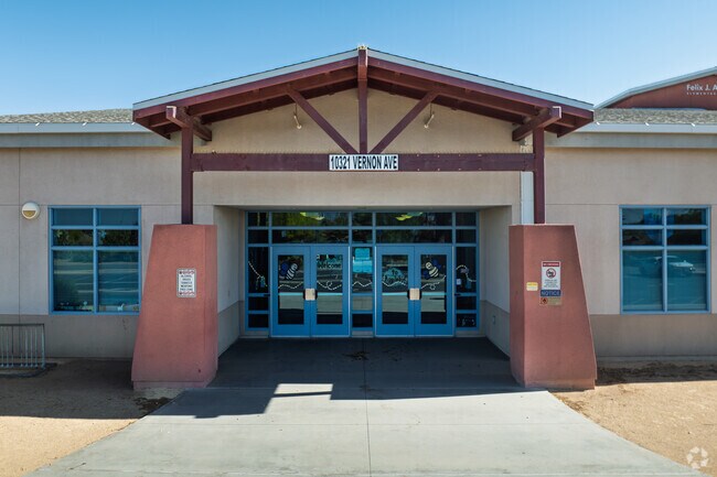 Students enjoy the atmosphere at Felix J. Appleby Elementary School in Blythe.