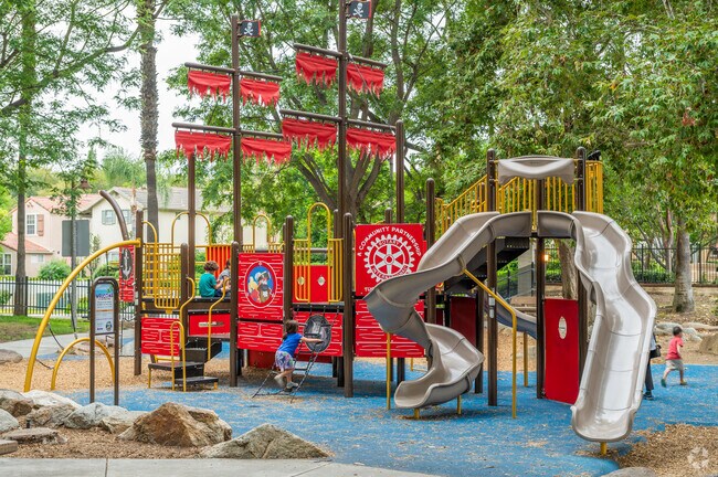 Tustin Ranch’s Heritage Park offers a ship-themed playground for young adventurers.