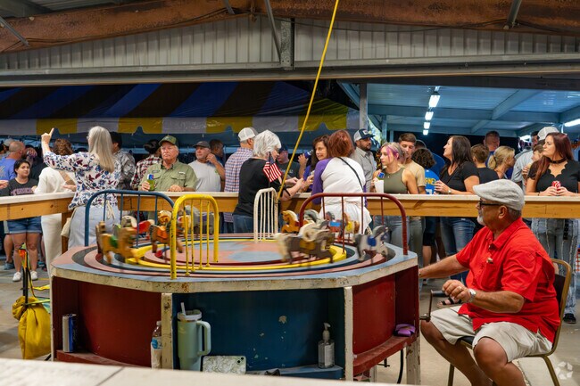Bayou Dularge Cajun Fair has games and food vendors.