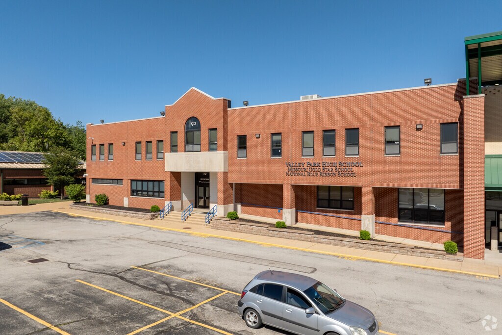 Valley Park High School sits on the same campus as the middle and elementary schools.